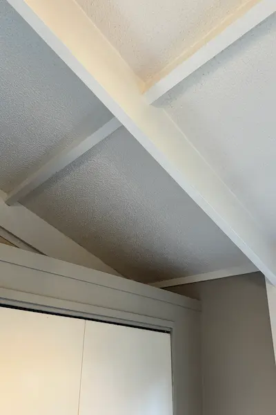 Clean white ceiling after professional mould removal in Tauranga