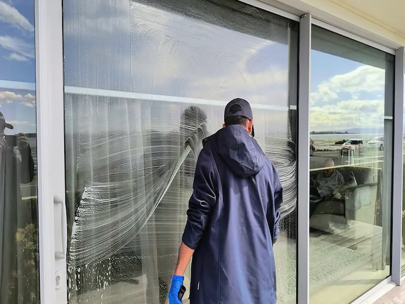 Crystal clear windows after professional cleaning in Bay of Plenty